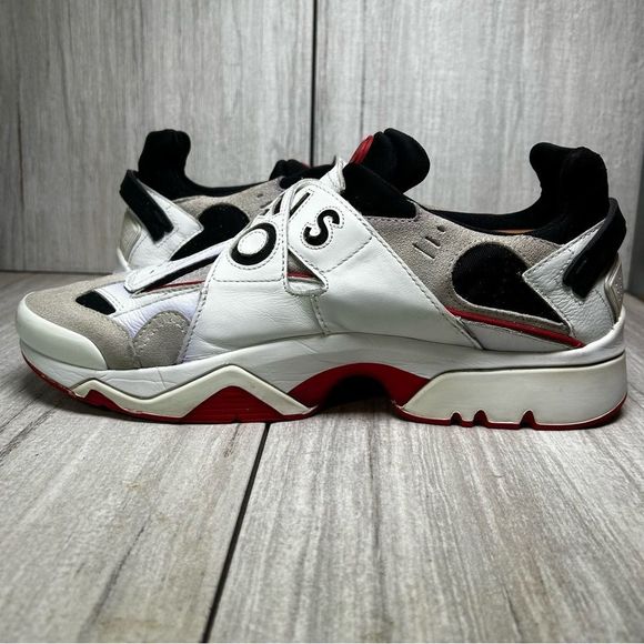 Kenzo Paris Sonic White Velcro Chunky Luxury Designer Sneaker Men Size 11 EUR 45 - Picture 3 of 14